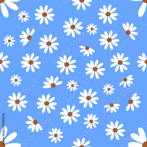 seamless pattern with flowers