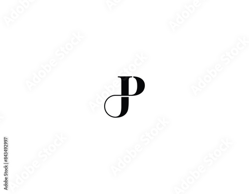 Infinity Letters JP logo design 