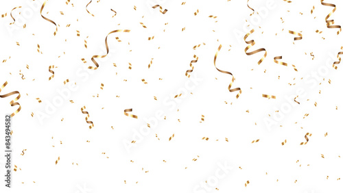 Golden Confetti Celebration Background