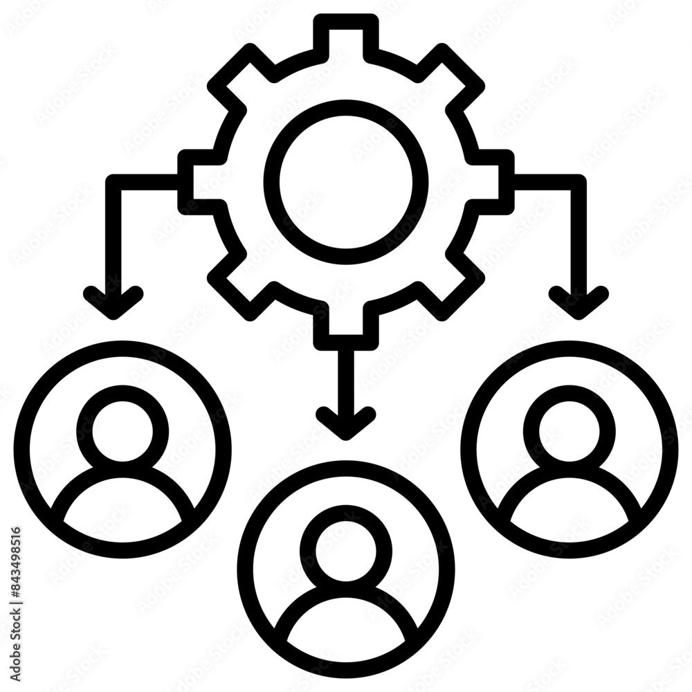 Human Resource Icon Human Resource Icon