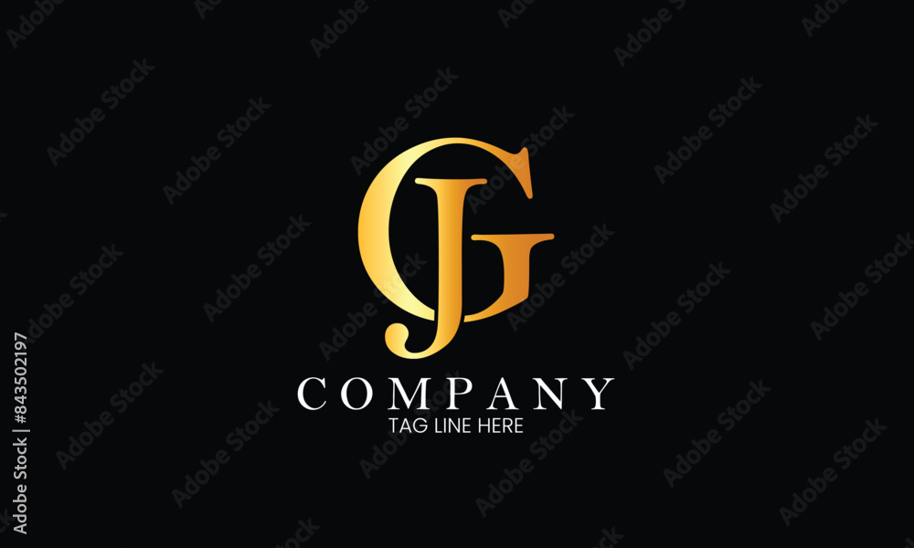 GJ letter logo, company logo, clothing logo, branding logo GJ letter logo, company logo, clothing logo, branding logo