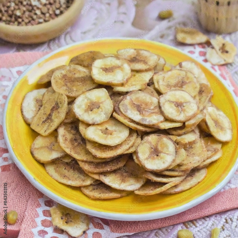 Banana Chips Food Banana Chips Food