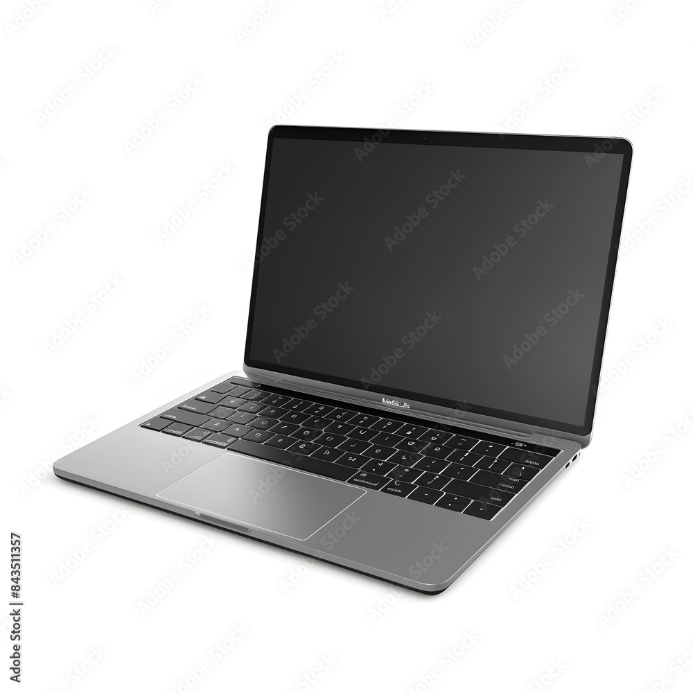 Laptop mock up isolated on white background Laptop mock up isolated on white background