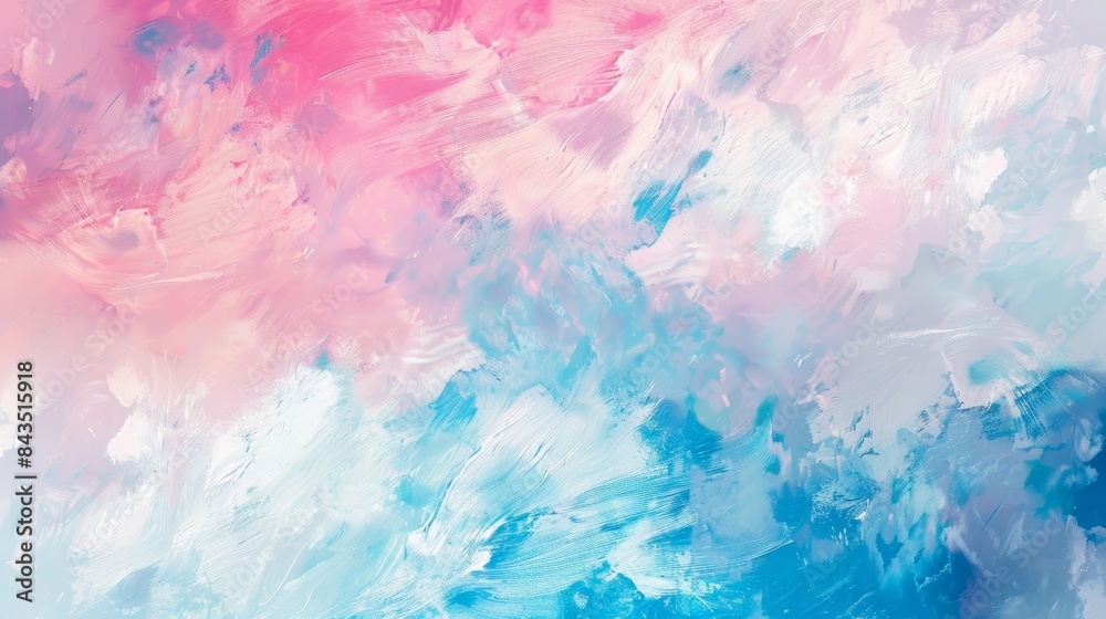 Soft Pink and Blue Abstract Painting background Soft Pink and Blue Abstract Painting background