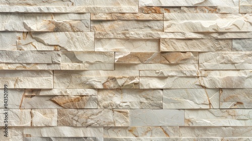 Light Beige Stacked Stone Wall background