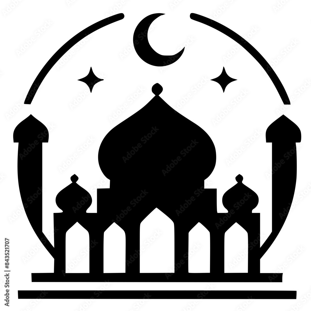 Islamic ornament silhouette