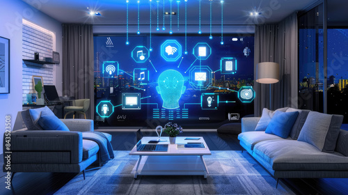 Advertising photo of developer designing an AI interface for a smart home --chaos 15 --ar 16:9 Job ID: 3eeec8c7-6b5c-4368-a508-c709fa83e402 © sommersby
