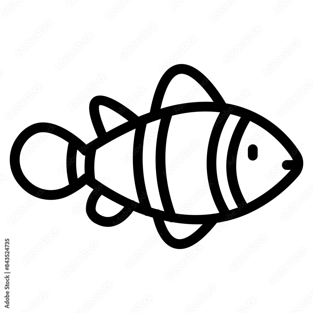 Naklejka premium Fish or seafood