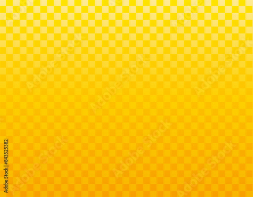 格子柄の背景画像  ゴールドのグラデーション背景イラスト　和柄