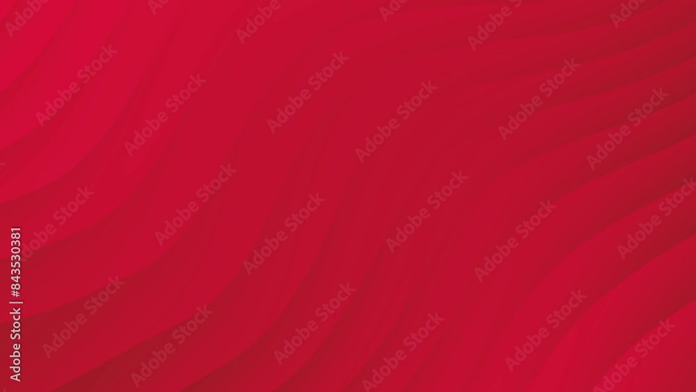Sleek red gradient abstract wavy pattern loop background animation. Sleek red gradient abstract wavy pattern loop background animation.