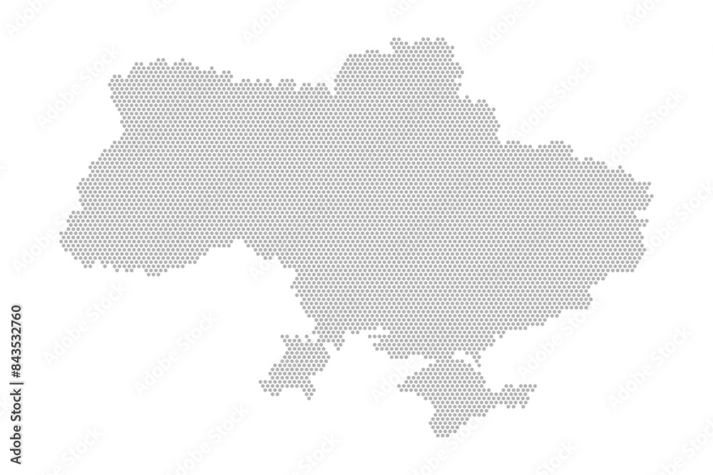 Map of Ukraine digital mosaic easy editable for design Map of Ukraine digital mosaic easy editable for design