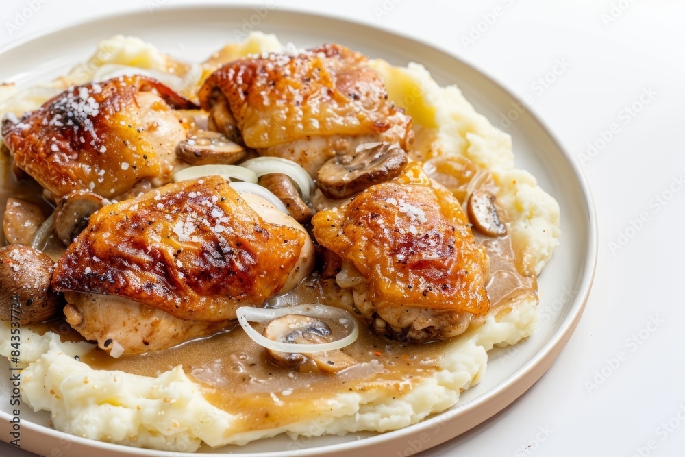 Baked Chicken and Shiitake Mushroom Sauce for an Elegant Meal Baked Chicken and Shiitake Mushroom Sauce for an Elegant Meal