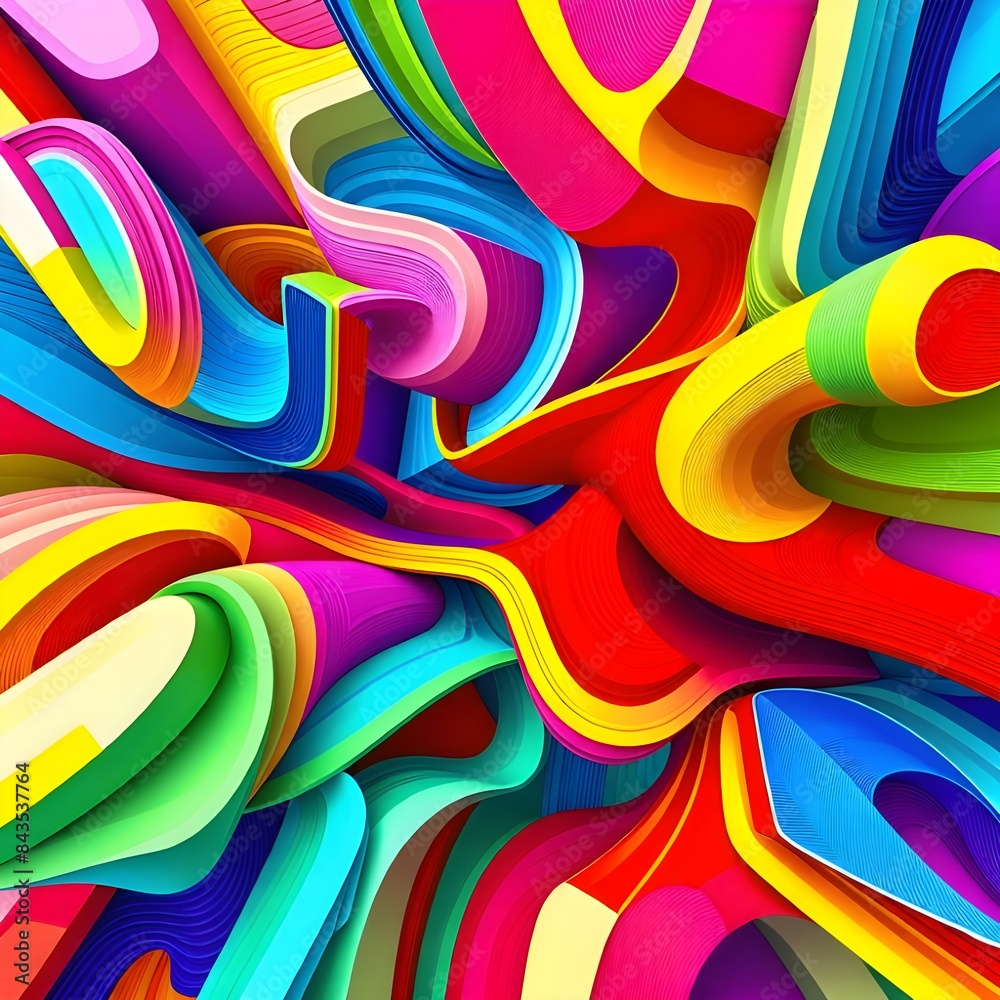 Obraz premium Abstract 3D Design Background