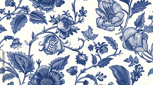 Wallpaper Mural Hand-drawn seamless pattern featuring block print stars and celestial symbols, perfect for a whimsical and mystical look Torontodigital.ca