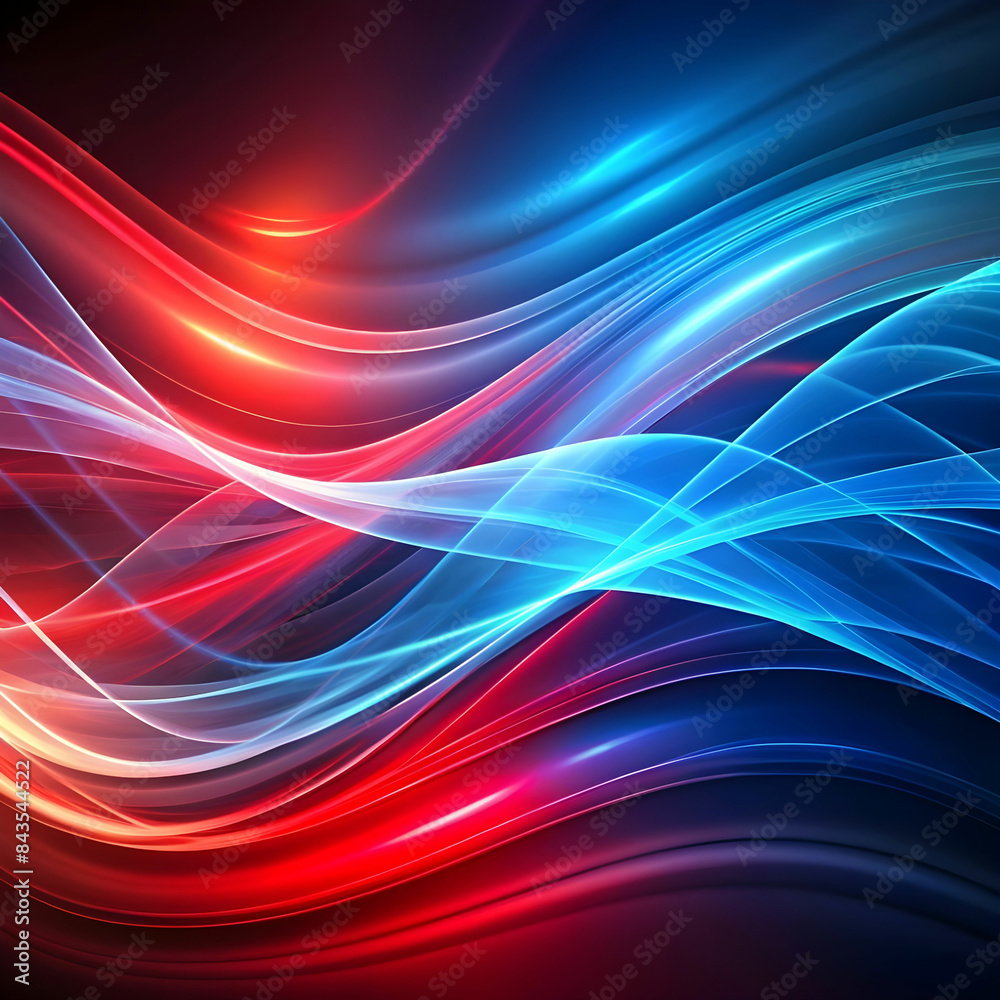 abstract background with smooth lines in red and blue. abstract background with smooth lines in red and blue.