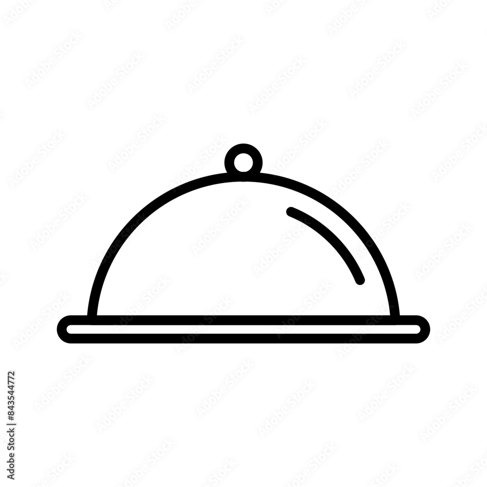 Food Tray and Cover Icon, Perfect for Catering and Hospitality Graphics Food Tray and Cover Icon, Perfect for Catering and Hospitality Graphics