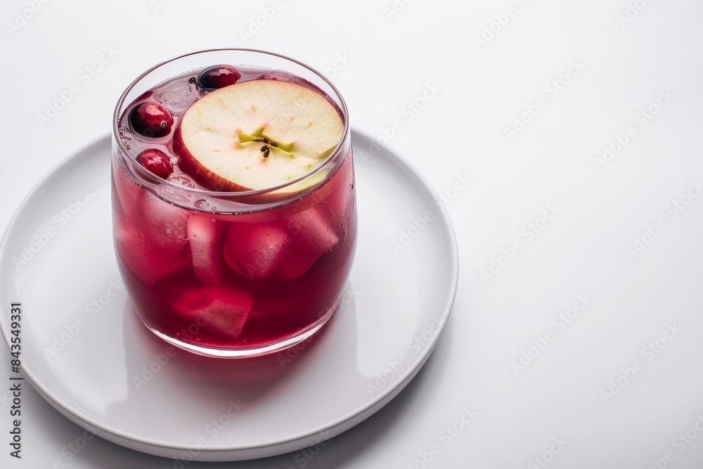 Invigorating Chamomile and Tart Cranberry Beverage with Apple Invigorating Chamomile and Tart Cranberry Beverage with Apple