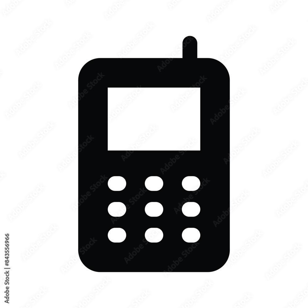 Beautifully designed icon of mobile phone in trendy style Beautifully designed icon of mobile phone in trendy style