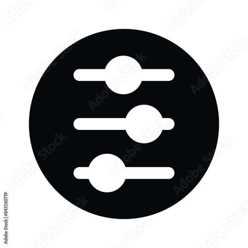 Download this premium icon of equalizer, adjustment vector