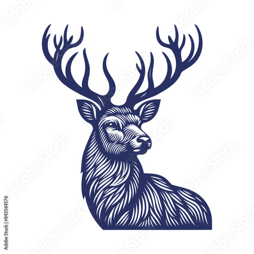 deer vector,  deer silhouette,  deer illustration