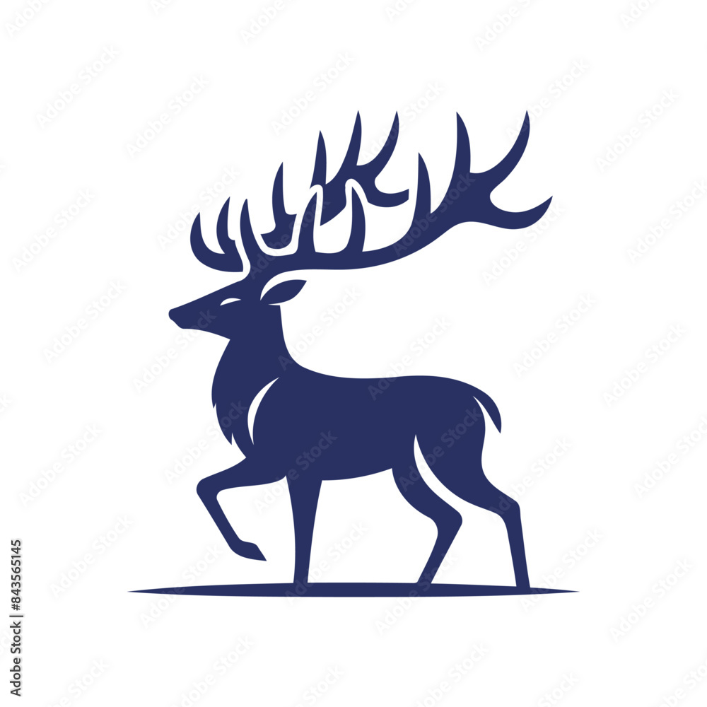deer vector, deer silhouette, deer illustration deer vector, deer silhouette, deer illustration
