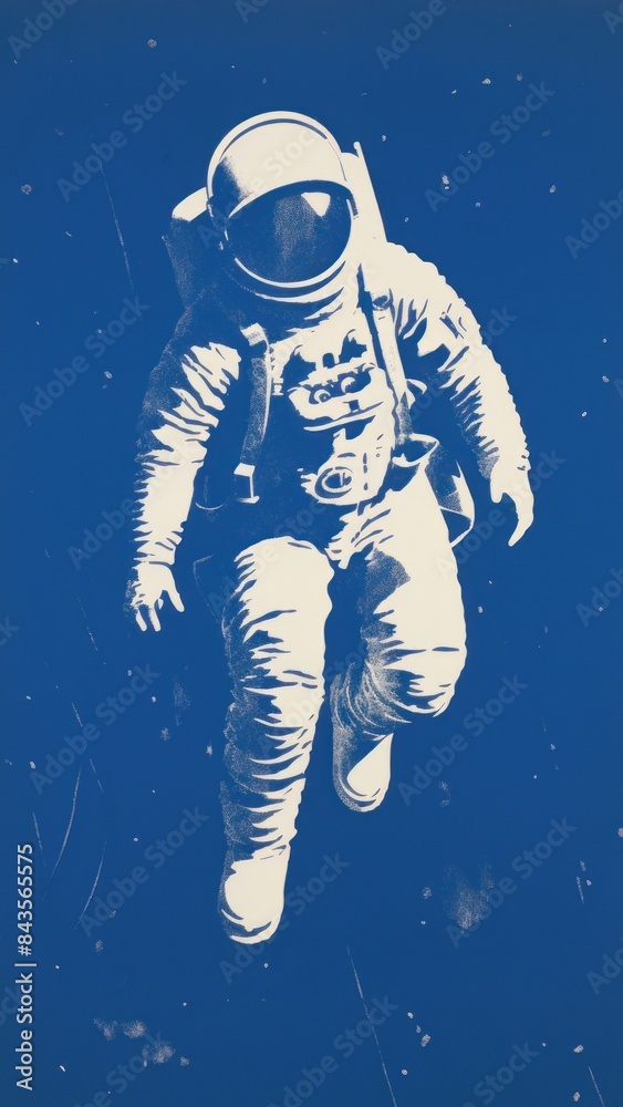 Astronaut space outdoors blue. Astronaut space outdoors blue.