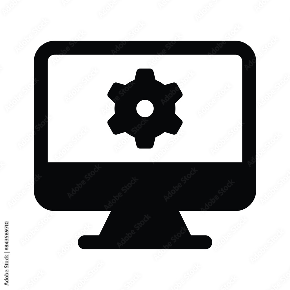 Get this amazon icon of computer setting in modern style Get this amazon icon of computer setting in modern style