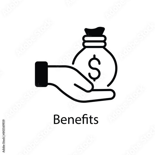 Benefits vector icon