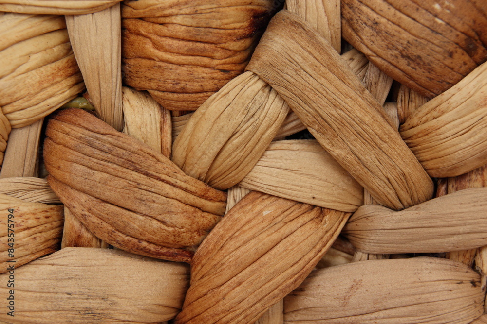 close up of a natural woven basket with pretty patern close up of a natural woven basket with pretty patern