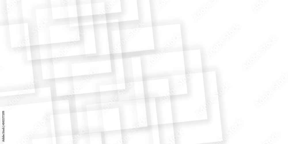 Abstract white line with square shape shadow background. vector illustration, White Business Style Vector Abstract Elegant white and grey Background. Abstract white Pattern.