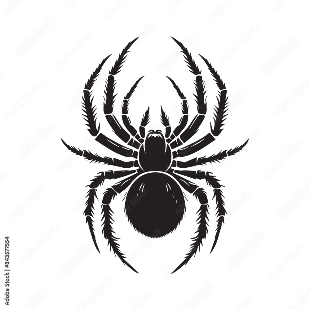 spider isolated on white background spider isolated on white background