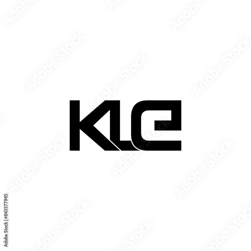 Free Download kle typography letter monogram logo design - GFXLoad