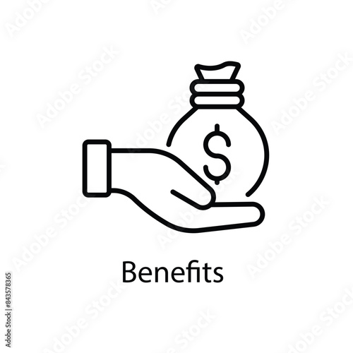 Benefits vector icon