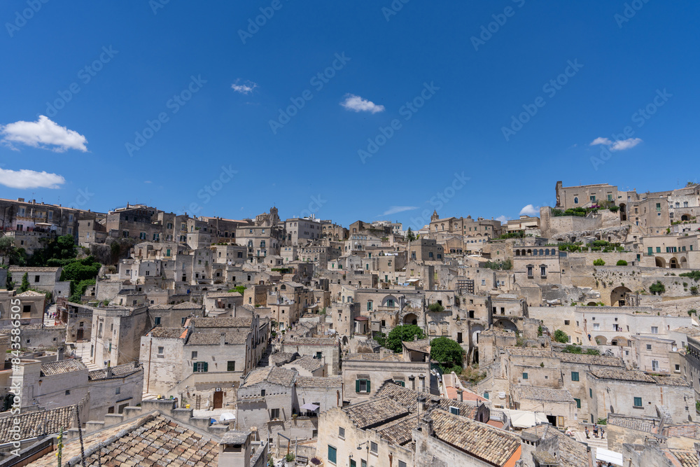 Matera - Old town Sassi di Matera is UNESCO World Heritage Site, Puglia, Italy