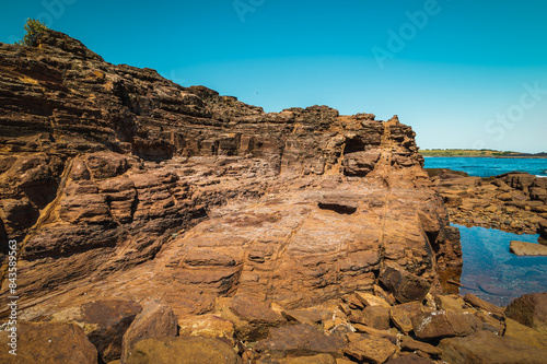 Scenic view of sea against sky-Wollongong