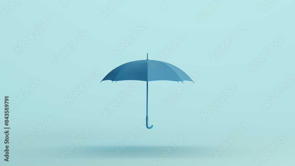 Blue umbrella weather rain protection sun parasol sunshade pale background 3d illustration render digital rendering
Blue umbrella weather rain protection sun parasol sunshade pale background 3d illustration render digital rendering