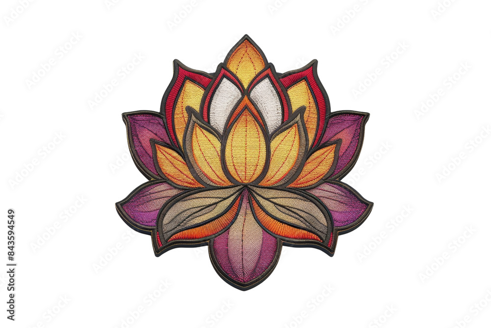 Vibrant lotus flower illustration in a colorful, intricate design. Perfect for meditation, yoga, spirituality, and artistic decoration. Vibrant lotus flower illustration in a colorful, intricate design. Perfect for meditation, yoga, spirituality, and artistic decoration.