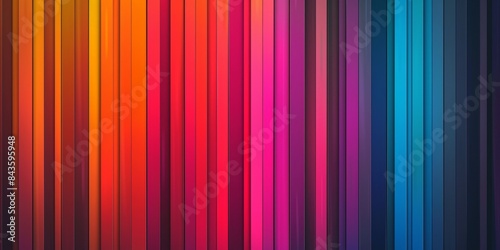 Abstract Colorful Vertical Stripes Pattern Background