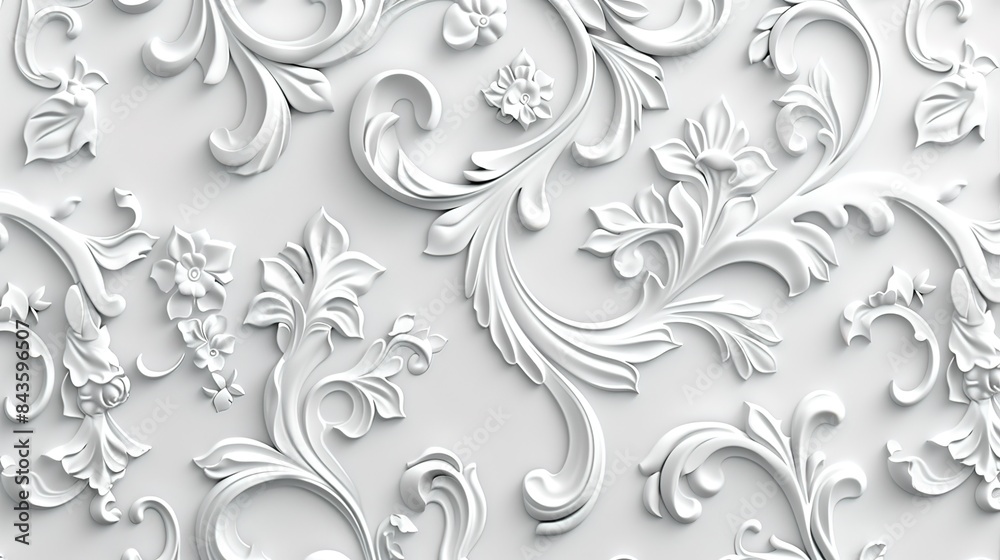 White pattern wallpaper White pattern wallpaper
