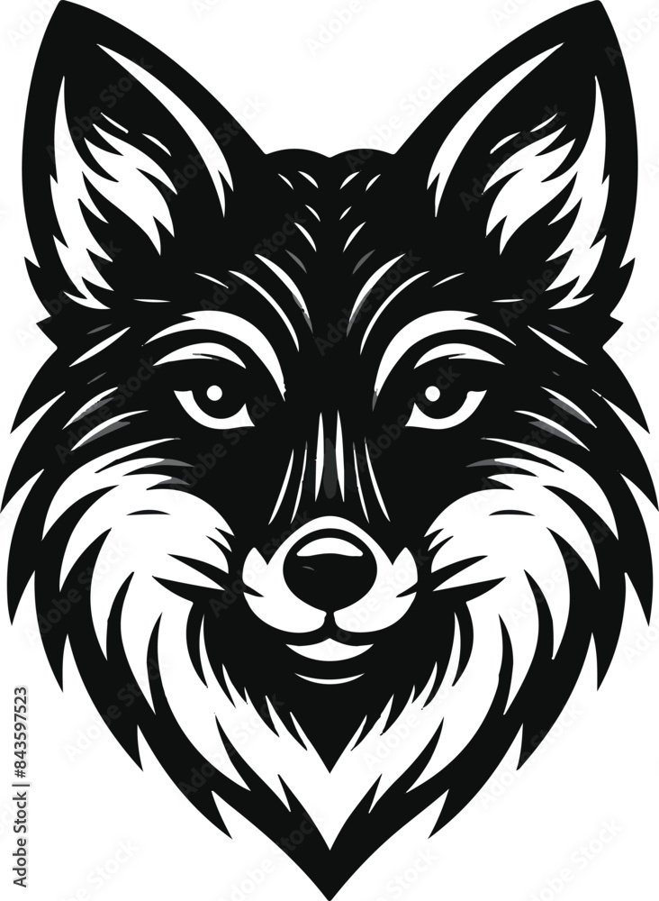 fox head vector fox head vector