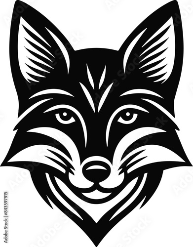 Wallpaper Mural fox head vector Torontodigital.ca