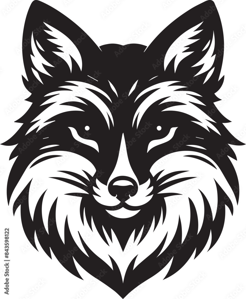 fox head vector fox head vector