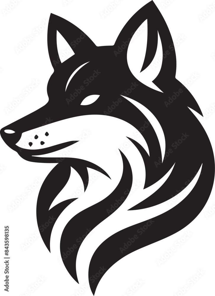 fox head vector fox head vector