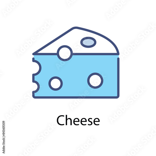 Cheese vector icon