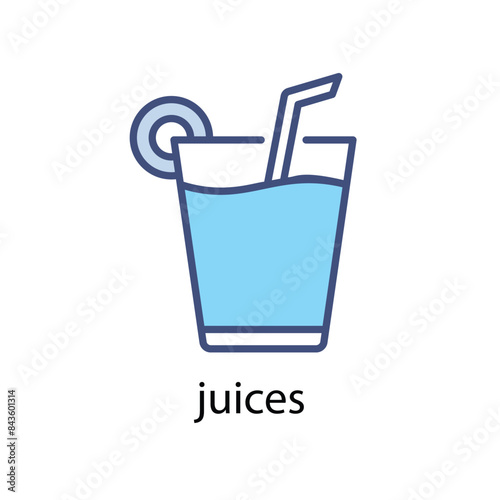 juices vector icon