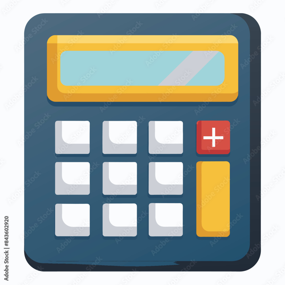 vector office calculator icon ON WHITE BACKGROUND vector office calculator icon ON WHITE BACKGROUND