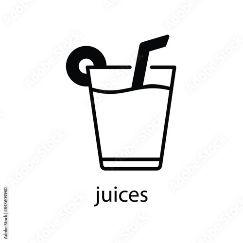 juices vector icon