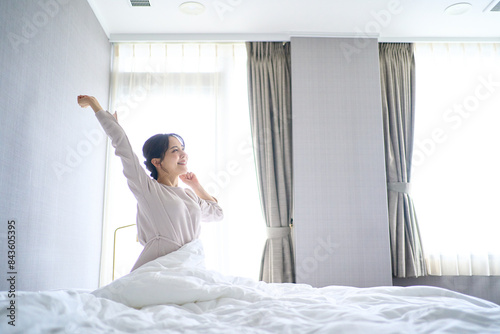 Konstfotografi 寝起きもスッキリな若い女性