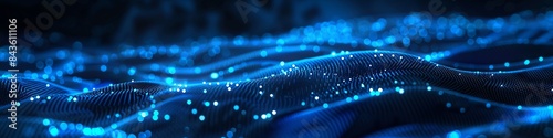 3D background blue with glowing lights.