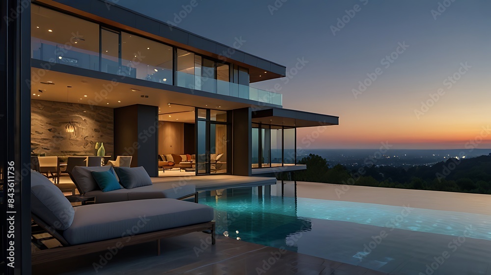 Create a state-of-the-art mansion equipped with the latest technology and luxurious amenities. Create a state-of-the-art mansion equipped with the latest technology and luxurious amenities.